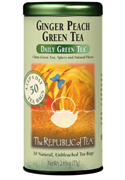 Ginger Peach Green Tea Bags